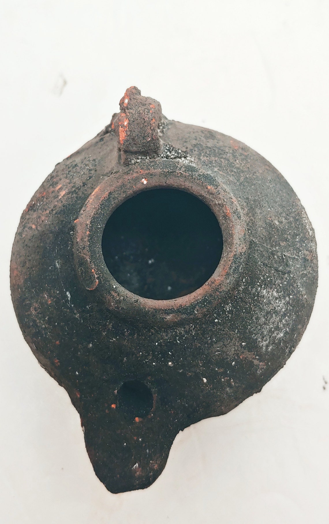 Ancient Jewish Terracotta Herodian Period Oil Lamp 1st Etsy