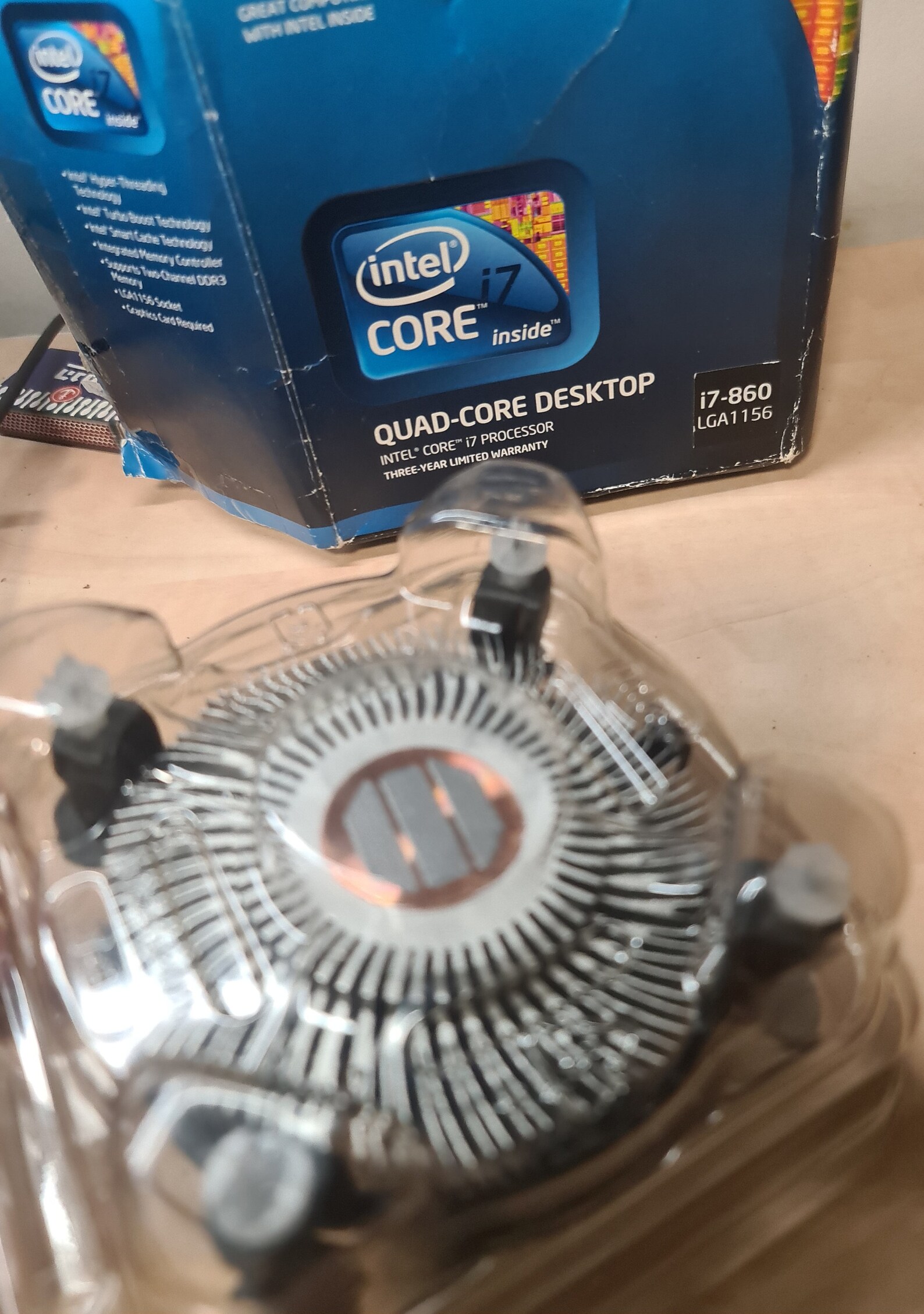 Vintage Intel Core i7-860 Box Retro Processor 2008 collect | Etsy