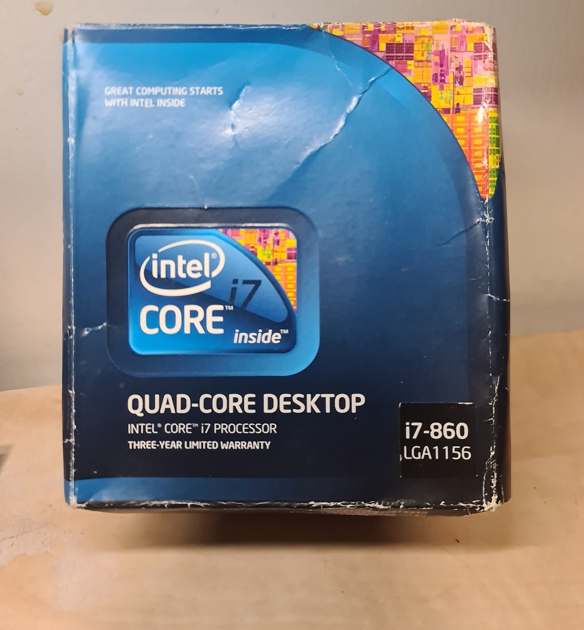 Vintage Intel Core i7-860 Box Retro Processor 2008 collect | Etsy
