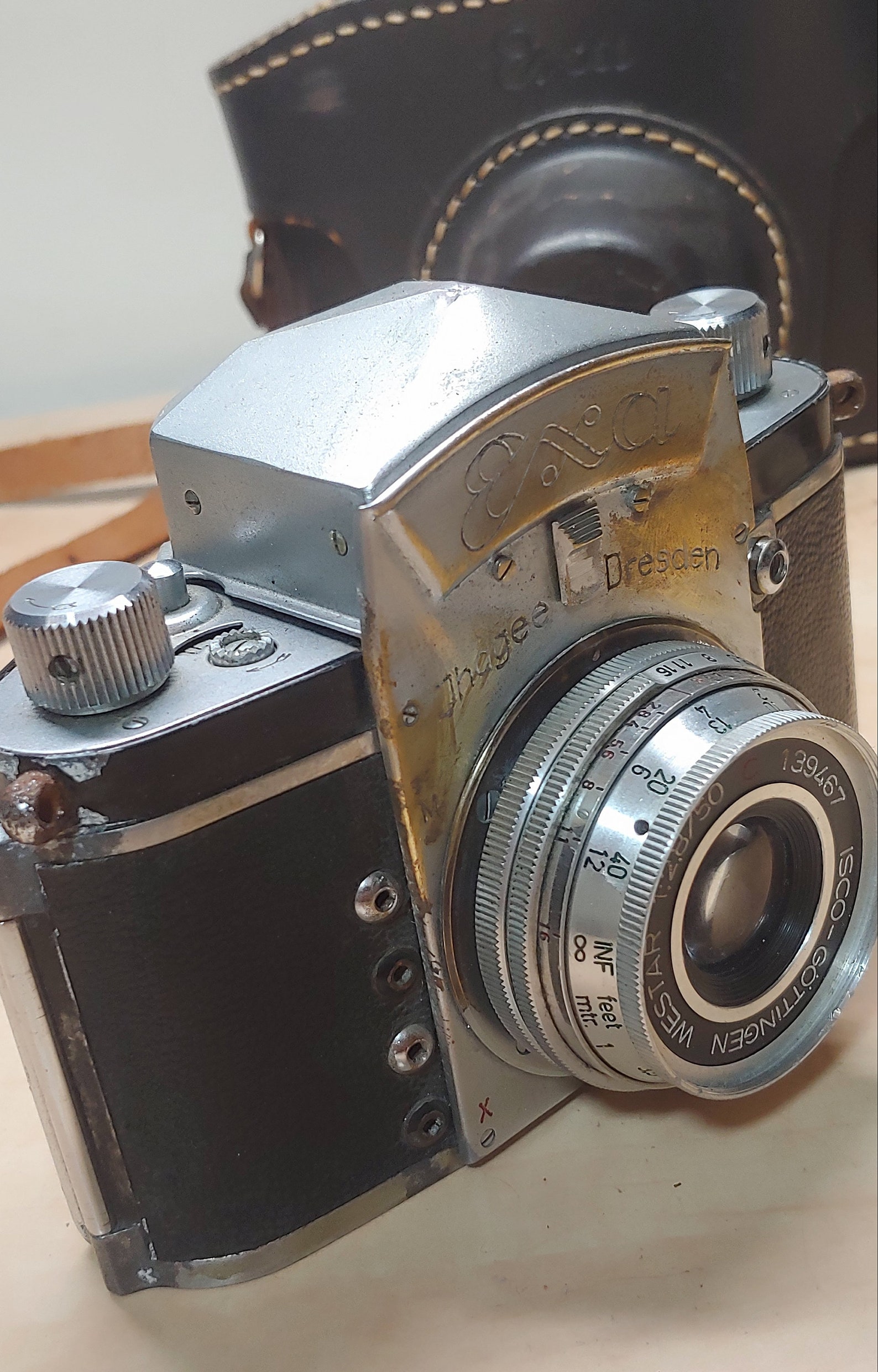 Vintage Film Camera German WWII With Lens and Original Case Etsy