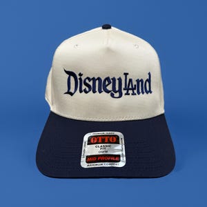 Disneyland LA-hoed: marineblauw en crème