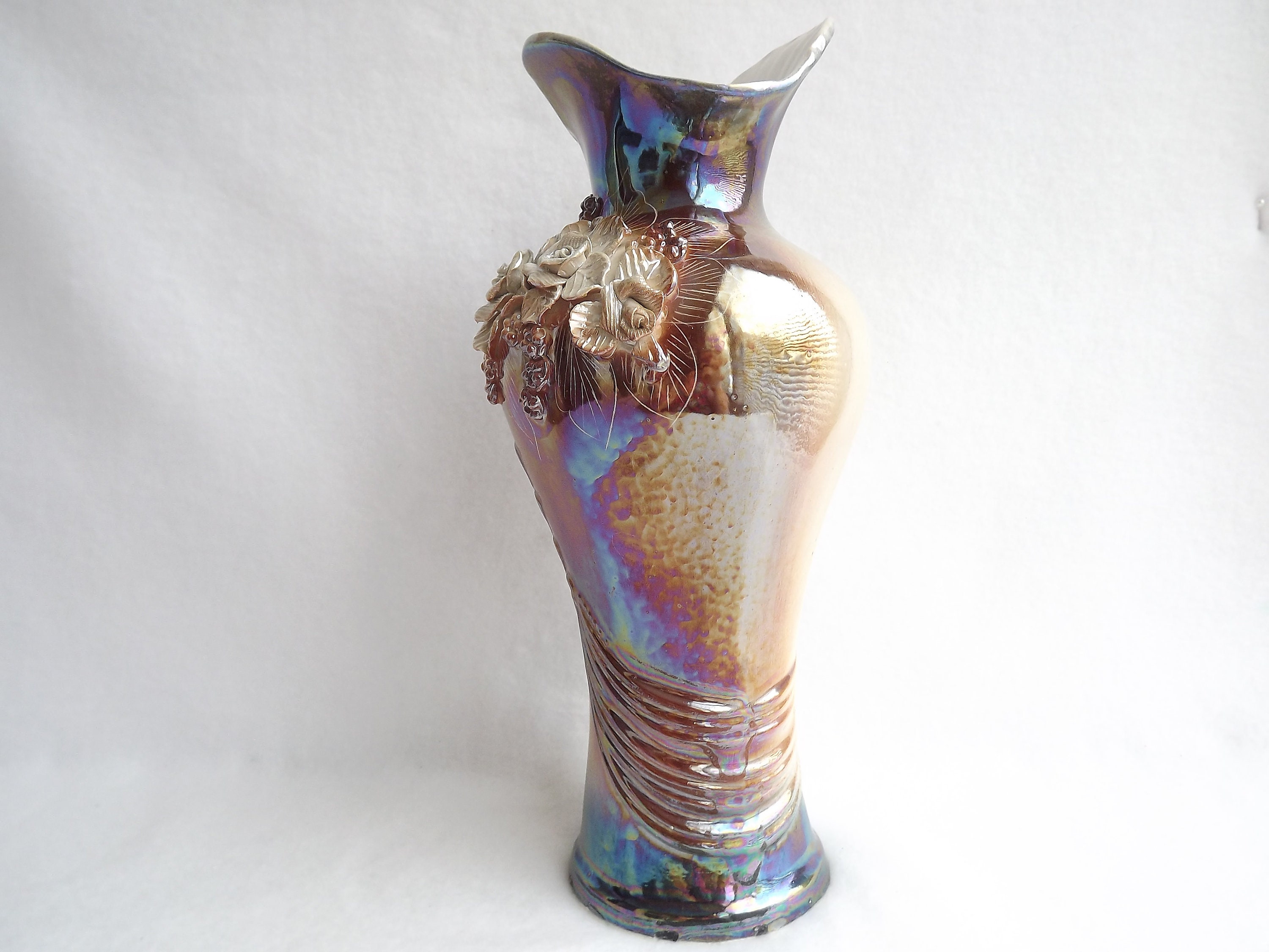 Vintage ceramic flower vase ceramic vase flower vase Etsy