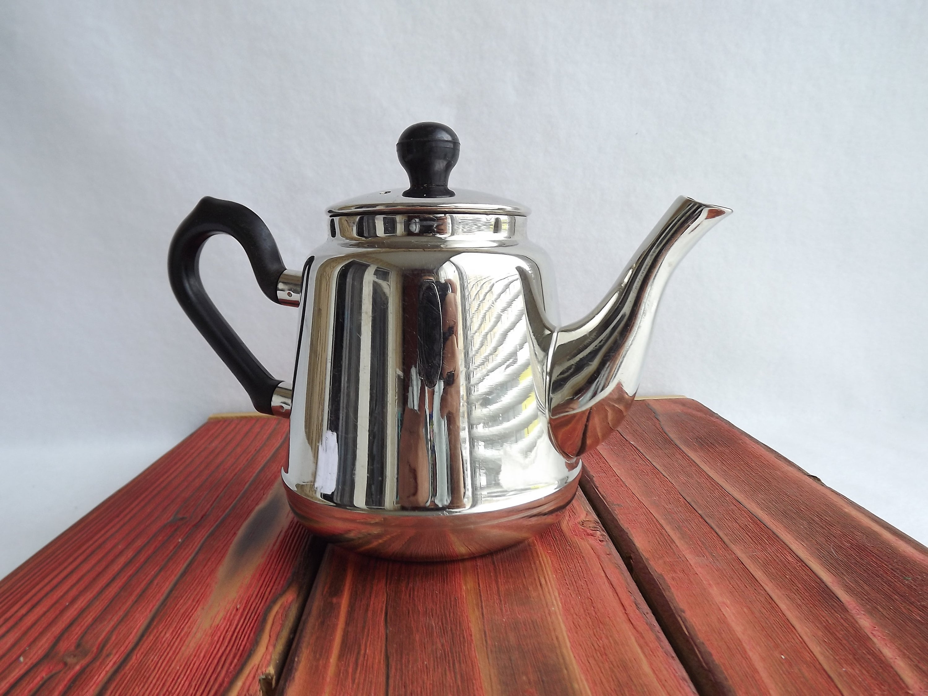Rustic teapot antique metal teapot Etsy