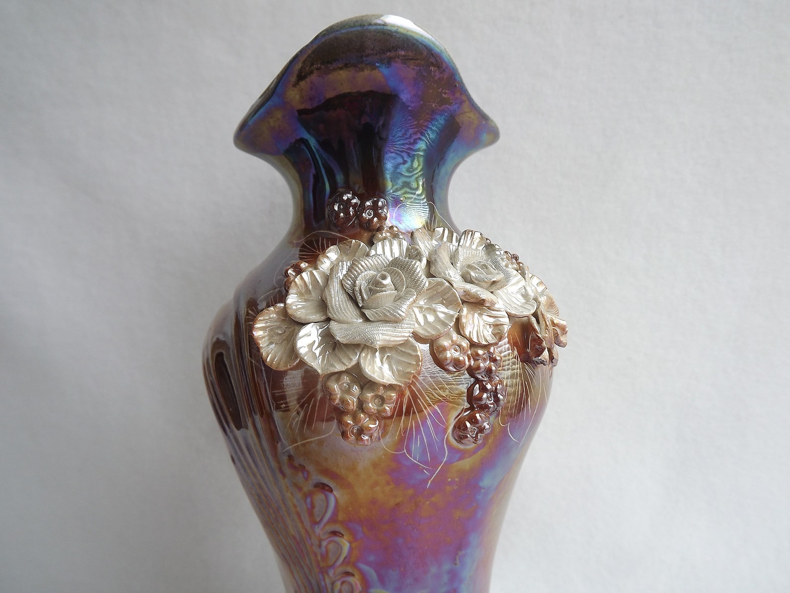 Vintage ceramic flower vase ceramic vase flower vase Etsy