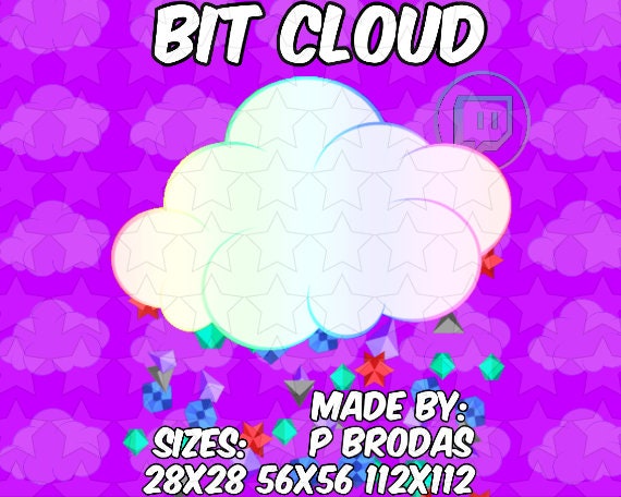 Twitch Emote Bit Cloud Etsy Twitch Emote Bit Cloud Etsy