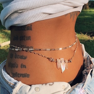 Waist beads with crystals new arrivals