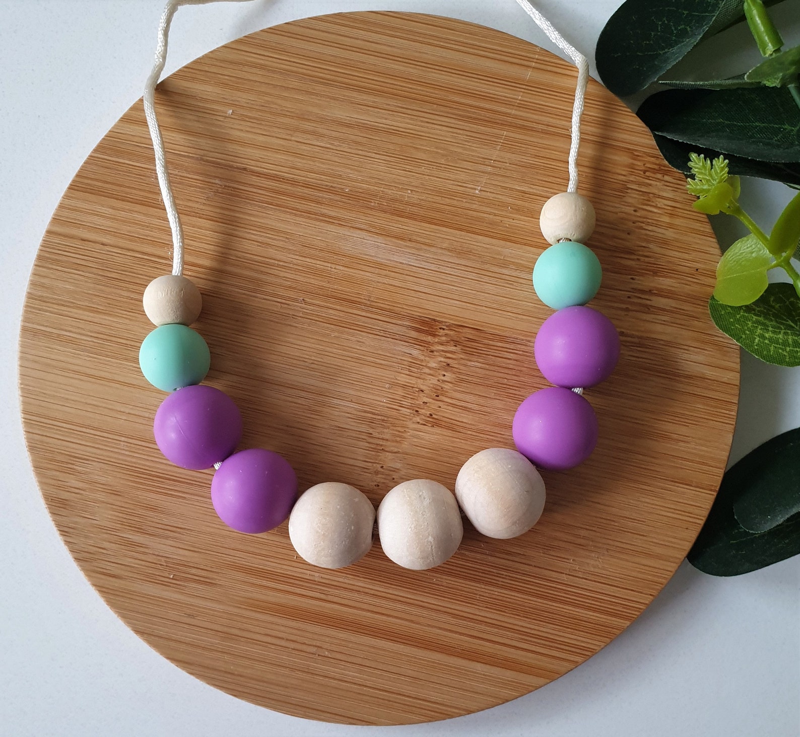 Kids Beaded Necklace Bead necklace toddler necklace Etsy