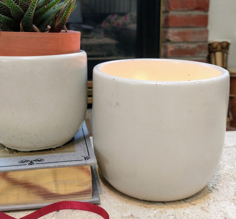 Luxury Cement Candle Vessel Wholesale Etsy