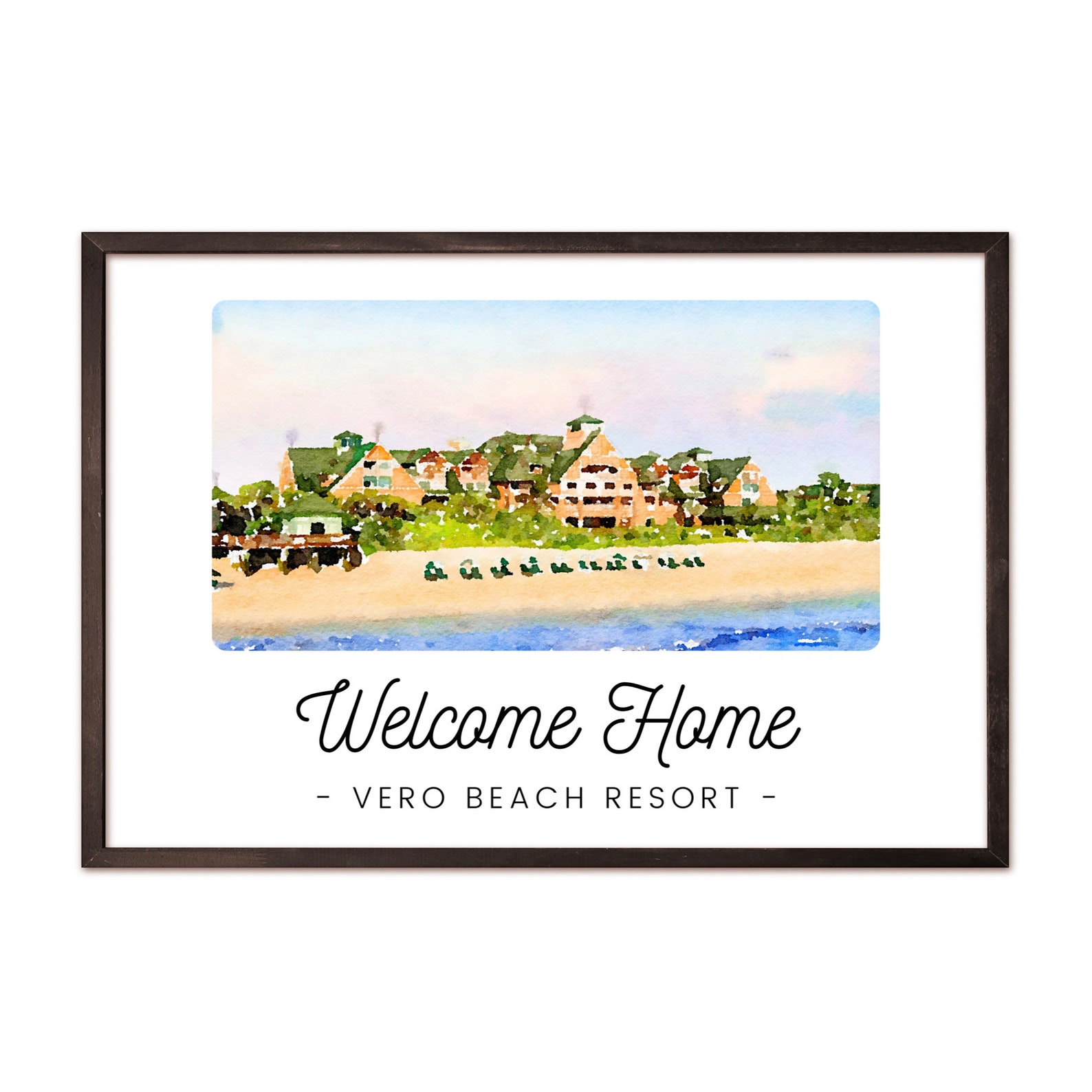 Disney Vacation Club Vero Beach Digital Print, DVC Digital Art, DVC