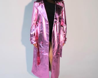 【CITY SHOP】PINK-PURPLE TRENCH COAT CITY SHOP PINK-PURPLE TRENCH COAT