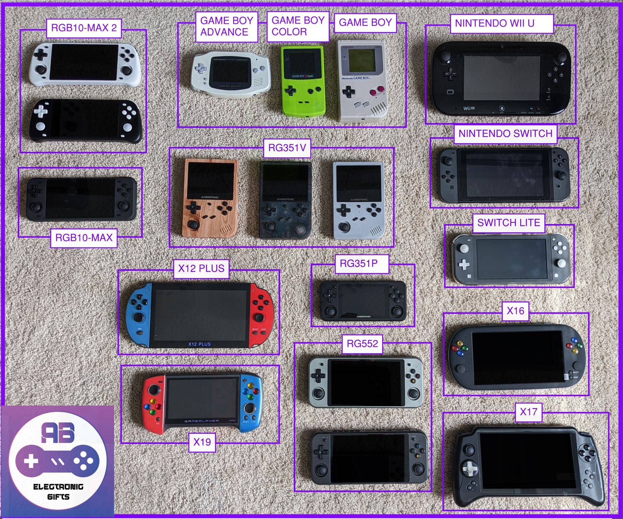 X16 Retro Handheld Game Console Retro Game Console Video - Etsy Österreich
