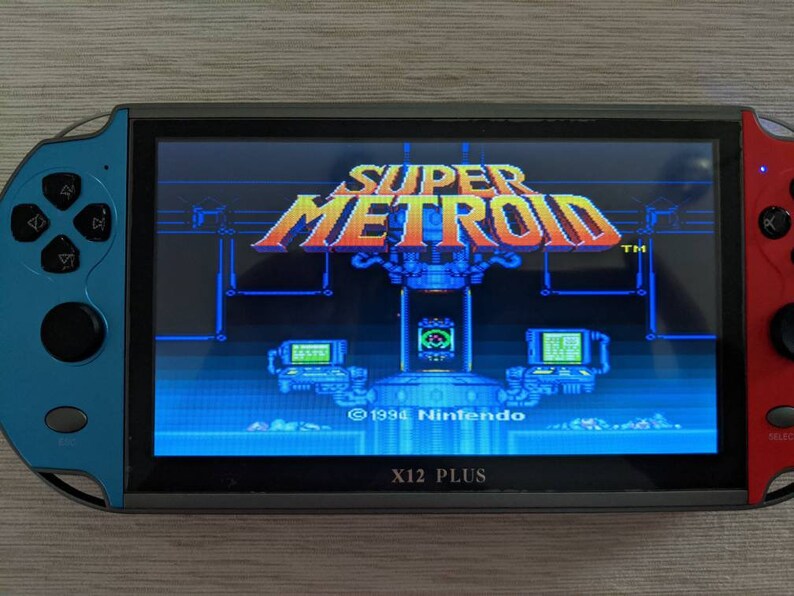 X12 Plus Retro Handheld Game Console Reproduce múltiples Etsy