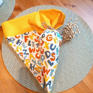 Mini cartable en tissu en forme de sac à sucre