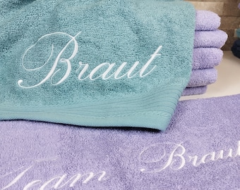 Personalized towel bachelor party jga