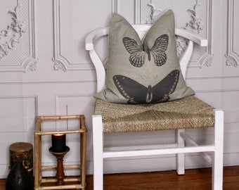 Butterfly Print Throw Pillow Cushion / Pillow Cover / Throw Sofa Pillow Case/ Bohemian Style Pillow Cover/Cushion