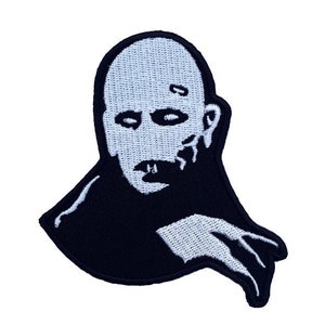 Count Orlock Patch DIY Embroidered Iron or Sew-on Badge Applique Horror Movie Vampire Souvenir Nosferatu Dracula Costume Vamp Gift Patches