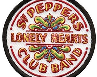 The Beatles Love Me Do Embroidered Iron On Patch