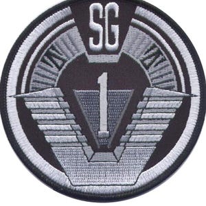 Star Gate SG-1 Uniform Patch (3.5 Inch) Embroidered Sci-Fi Iron-on Badge Costume TV Series Movie Emblem Gift Cosplay Patches