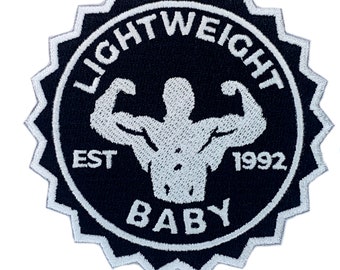 Lightweight Baby 1992 Patch (3.5 Inch) Embroidered Iron or Sew-on Badge Body Building Mr Olympia, Gym Training Bag, DIY Costume Gift Patches