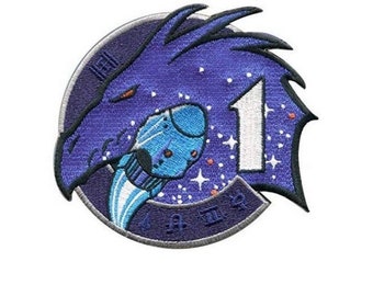 SpaceX Crew-1 ISS Mission Patch (4 Inch) Iron-on Badge Astronaut Suit Dragon Souvenir DIY Costume, Bag, Space Suit, Gift Patches