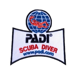 Scuba Diver Patch (3.5 Inch) Embroidery Diving Badge Iron-on/Sew-on Embroidered Dive Souvenir Emblem DIY Gift Patches