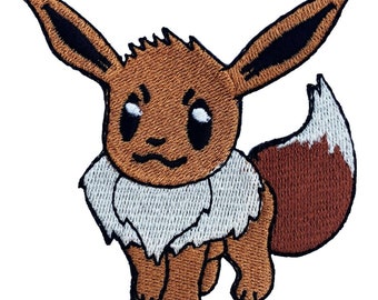 EEVEE Patch (3 Inch) Embroidered Iron-on or Sew-on Badge Costume Emblem Cosplay Patches New Vaporeon Gift Patches