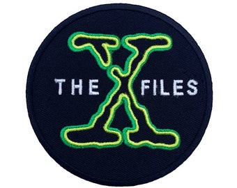 Akte X Aufnäher (3 Zoll) Gesticktes Aufnäher X-Akte Retro Souvenir DIY Kostüm Akte X Poster Alien I Will to Believe ET Aliens