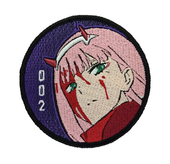 Darling Anime Inspired Patch 3.5 Inch Embroidered Iron or Sew-on Badge DIY  Costume / Cosplay Jacket, Backpack, Cap, Hat, Bag, Gift Patches 