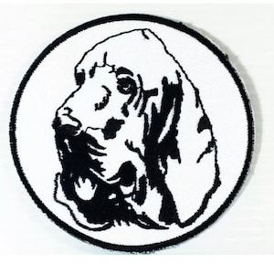 Elite Hunting Club Patch (3 Inch) Embroidered Iron-on or Sew-on Badge Hostel Horror Movie Bloodhound Logo Crest Hunting Hunter Gift Patches
