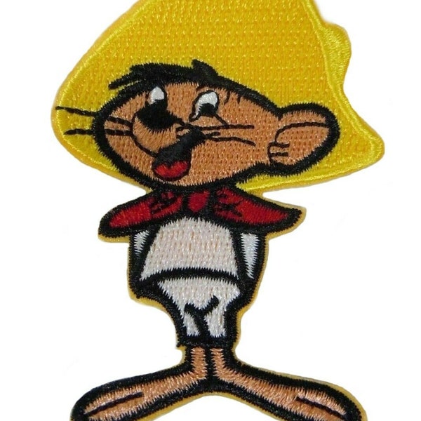 Speedy Gonzales Patch (3 Inch) Embroidered Iron-on Badge