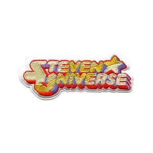 Steven Universe-logopatch (4 inch) opstrijkbare of opnaaibare badge DIY-kostuum Retro cartoon tv-serie Cosplay Rugzak, jas, pet, tas Cadeaupatches