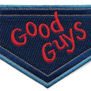 Good Guys Patch (3.5 Inch) Iron or Sew-On Badge Childs Play Horror Movie Souvenir Monster Chucky Doll DIY Costume Kids, Adults, Gift Patches