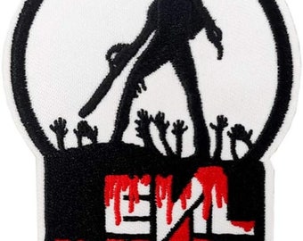 Evil Dead Logo Patch (3.75 Inch) Iron/Sew-On Badge Retro Horror Movie Classic Cult Film Emblem DIY Costume, Backpack, Jacket Gift Patches