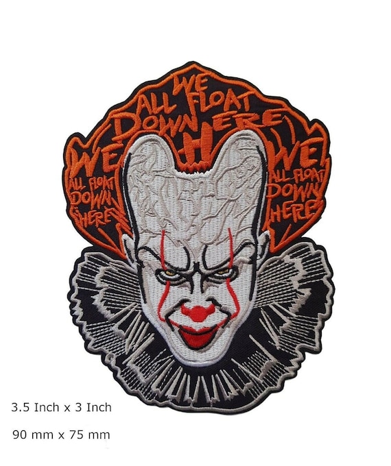 Pennywise the Dancing Clown Patch Inch) Embroidered Iron/sew