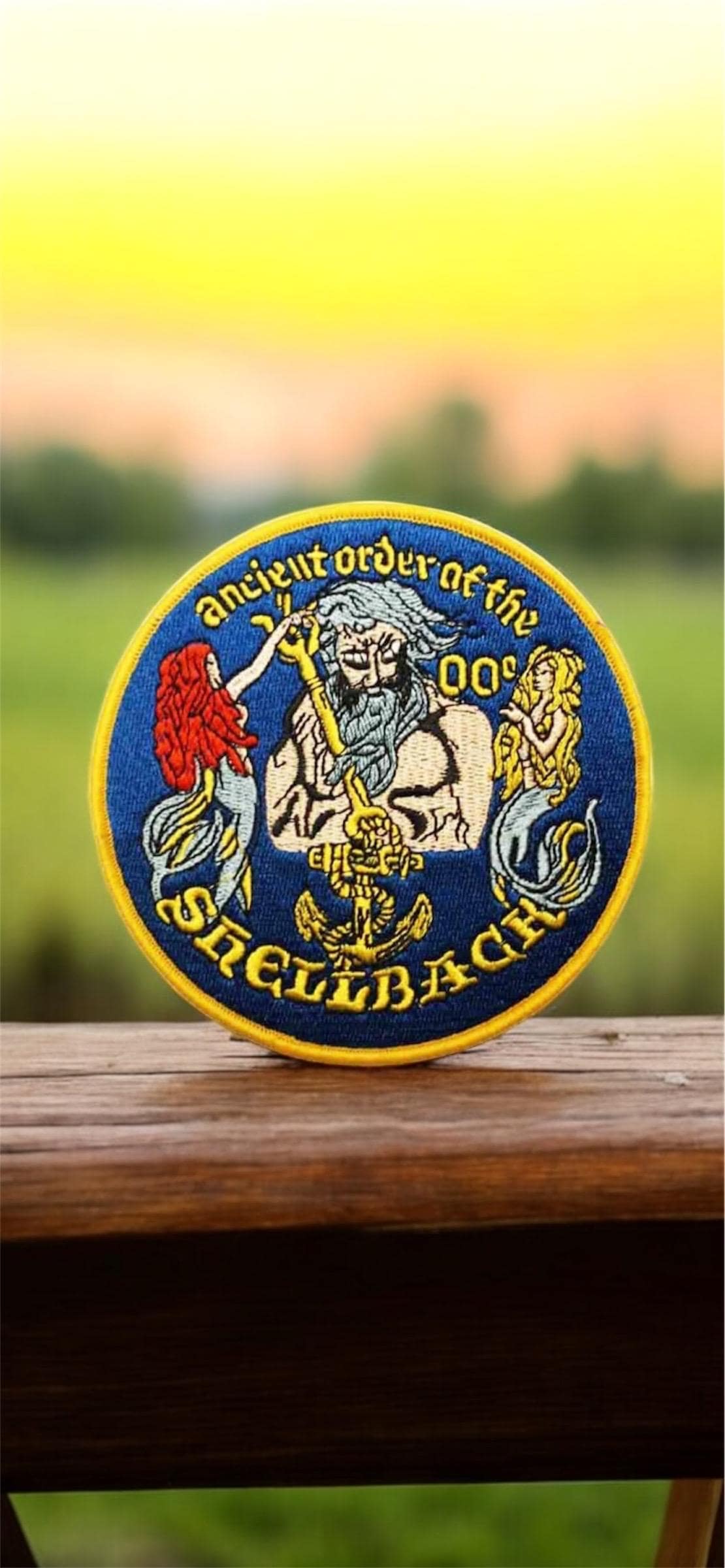Usmc Shellback Ancient Order of the Shellback Patch (4.5 Inches) Embroidered Iron-on ...