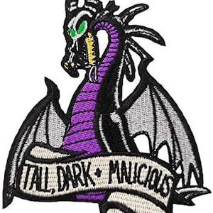 Grote Dragon Tall Dark and Malicious-patch (4 inch) geborduurde opstrijkbare badge Dragons Crest DIY-kostuum, rugzak, jas, cadeaupatches