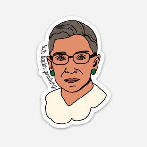 Ruth Bader Ginsburg Sleep Ruth Bader Ginsburg Sticker Australia