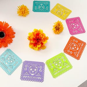 Personalized Dog Dia de los Muertos Papel Picado Banner: Altar Decor image 12