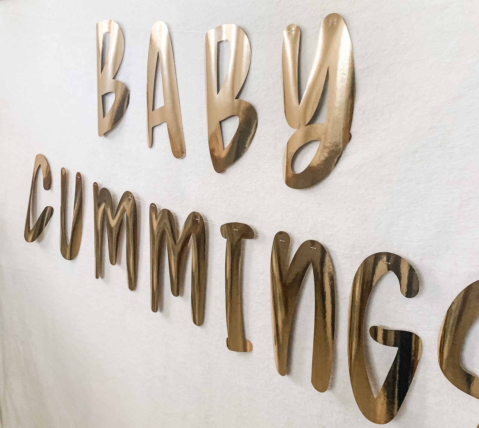 Baby Banner Baby Shower Banner Personalized Baby Name Etsy