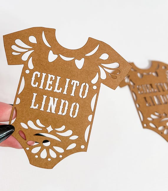 Custom Cielito Lindo Papel Picado Baby Shower Decorations
