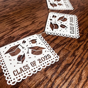 Banner Papel Picado per laurea / Cielito Lindo / Banner per laurea / Festa di laurea / Classe del 2025 / Banner Papel Picado / Decorazione per feste