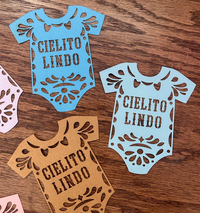 Custom Cielito Lindo Papel Picado Baby Shower Decorations image 3