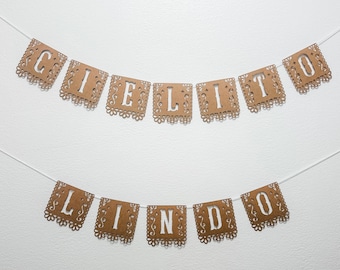 Personalisiertes Banner aus Papel Picado: Personalisierte Partydekoration
