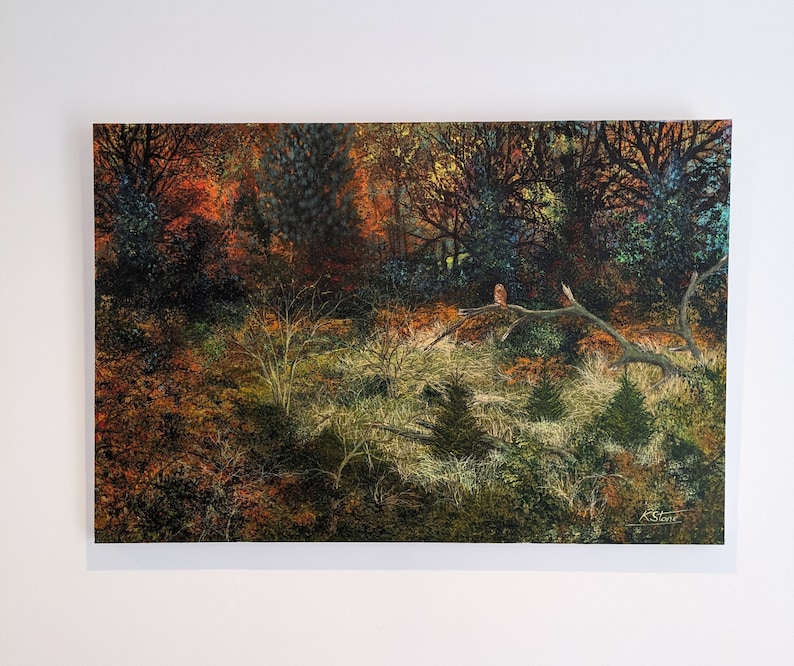 Original Large Canvas Painting, Landscape Painting, Acrylic on Canvas, Original Acrylic Painting, 60cm X 90cm image 1