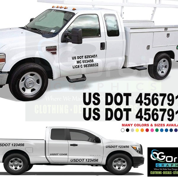 Truck Dot and Mc Sticker Etsy