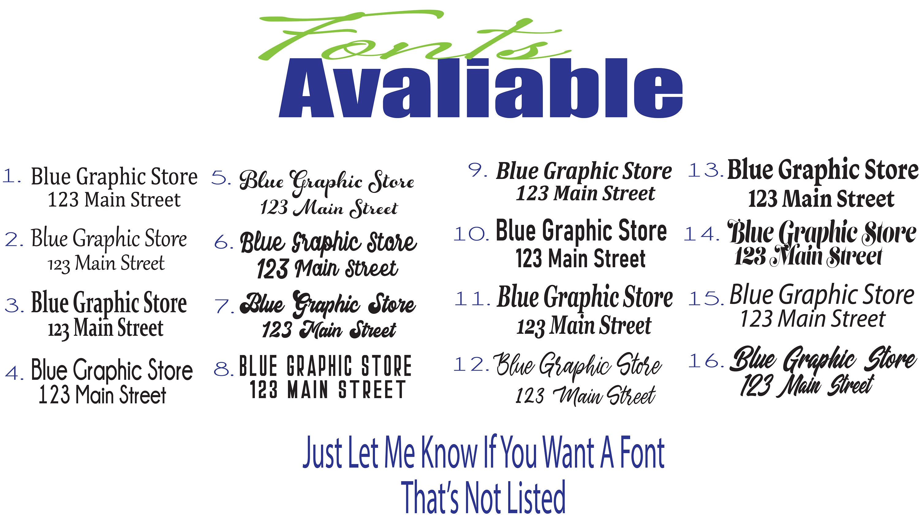 Mailbox Numbers Street Address Vinyl Decal Custom Mailbox Etsy