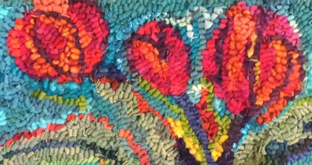 Rug Hooking Kit Tulips - Etsy