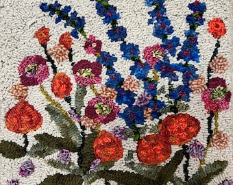 Rug Hooking Pattern Color Pops