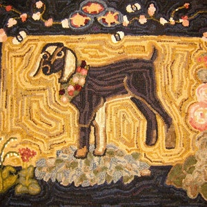 Rug Hooking Pattern Tasha’s Goat