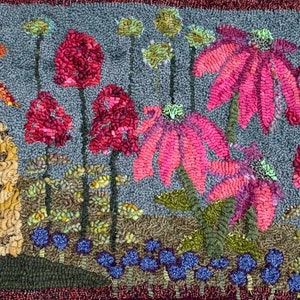 Rug Hooking Pattern Daisy Garden